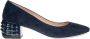 TOD'S Suede Decolleté met Metalen Applicaties Blue Dames - Thumbnail 1