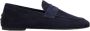 TOD'S Suede Loafer Navy Blauw Blue Heren - Thumbnail 1