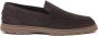 TOD'S Suede Loafers met Rubber Noppen Brown Heren - Thumbnail 1