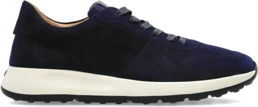 TOD'S Suede Sneakers Blue Heren