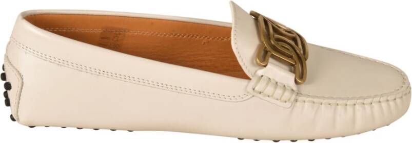 TOD'S Tijdloze B015 Loafers voor Dames Beige Dames