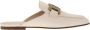 TOD'S Verfijnde zwarte leren slippers Beige Dames - Thumbnail 1