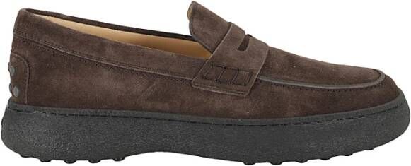 TOD'S Winter Gommino Mocassin Brown Heren