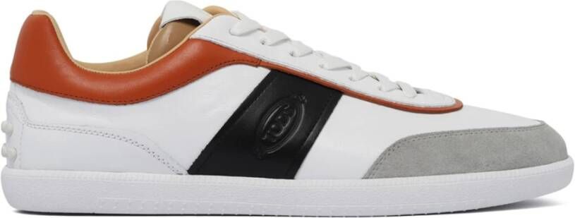 TOD'S Witte Lage Top Sneakers Multicolor Heren