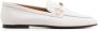 TOD'S Witte Leren Loafers Elegante Instap Schoenen White Dames - Thumbnail 1