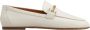 TOD'S Witte leren mocassin met leren zool White Dames - Thumbnail 1