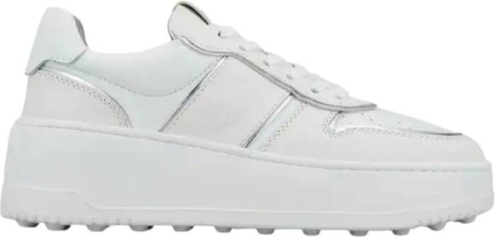 TOD'S Witte Sneakers met Rubberen Zool White Dames