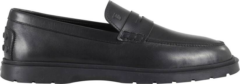 TOD'S Zomerse Hybride Loafer Schoen Black Heren