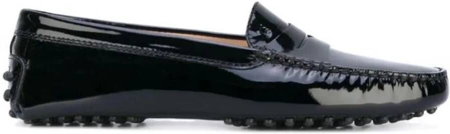 TOD'S Zwarte Gommini Loafer Schoenen Black Heren