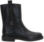 TOD'S Zwarte Leren T Timeless Laarzen Black Dames - Thumbnail 1