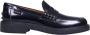 TOD'S Zwarte Loafer Mocassin met Zichtbare Stiksels Black Dames - Thumbnail 1