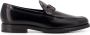 TOD'S Zwarte Loafer Schoenen met Gestikte Profielen Black Heren - Thumbnail 1