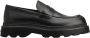 TOD'S Zwarte Mocassin Rubberen Zool Urban Stijl Black Heren - Thumbnail 1