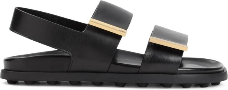 TOD'S Zwarte Nero Sandalen voor Vrouwen Black Dames