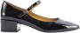 TOD'S Zwarte Patentleren Botton Slippers Black Dames - Thumbnail 1