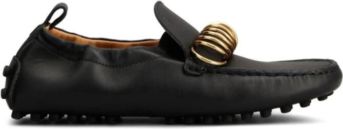 TOD'S Zwarte platte schoenen Black Dames