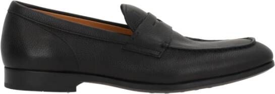 TOD'S Zwarte platte schoenen Elegante stijl Black Heren