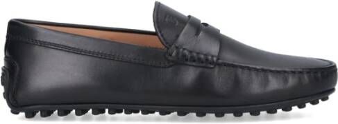 TOD'S Zwarte platte schoenen voor heren Black Heren