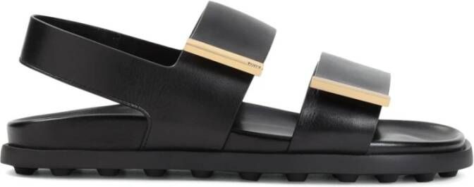 TOD'S Zwarte Sandalen voor Vrouwen Black Dames