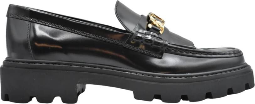 TOD'S Zwarte Veterschoenen voor Dames Black Dames