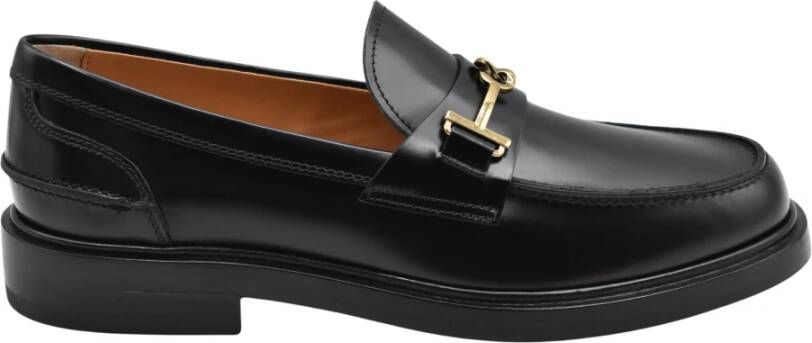 TOD'S Zwarte Veterschoenen voor Dames Black Dames