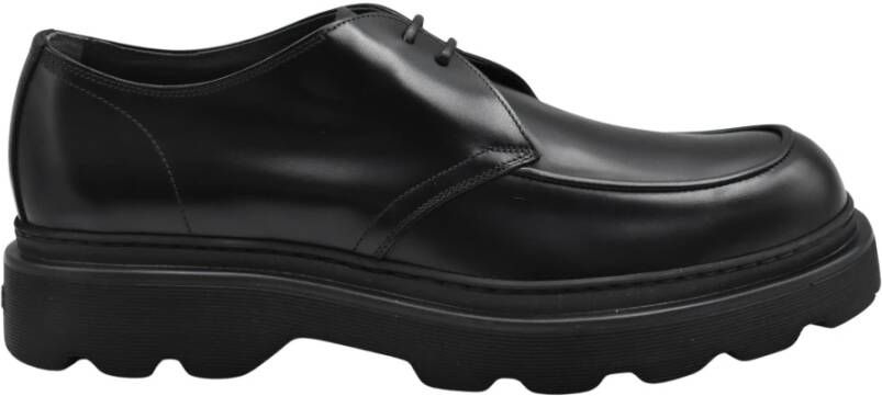 TOD'S Zwarte Veterschoenen voor Mannen Black Heren