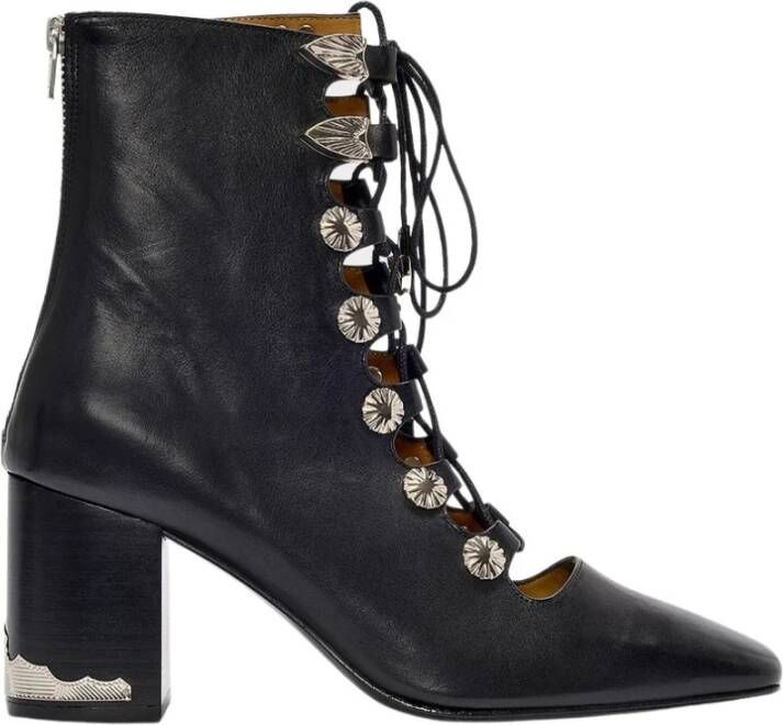 Toga Pulla Ankle Boots Zwart Dames