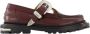 Toga Pulla Loafers Aj1278 Loafers Leather Burgundy in rood - Thumbnail 1