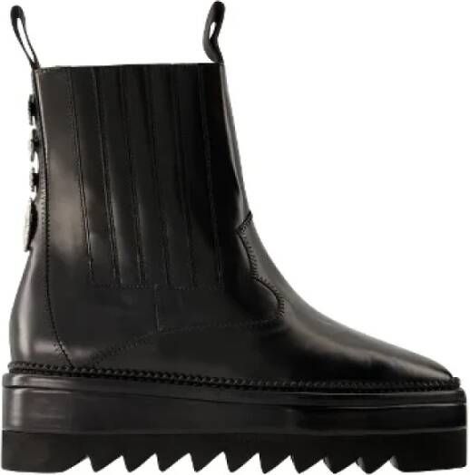 Toga Pulla Leather boots Black Dames