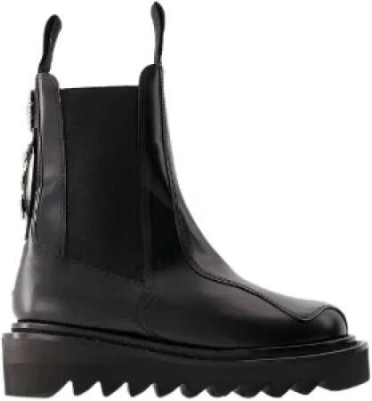 Toga Pulla Leather boots Black Dames