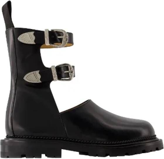 Toga Pulla Leather boots Black Dames