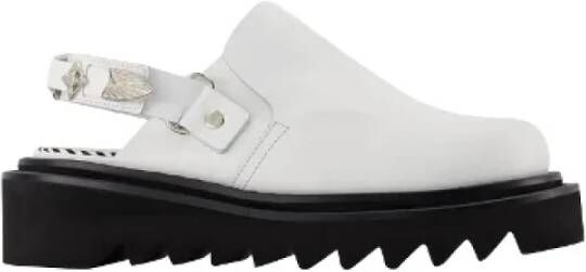 Toga Pulla Leather flats White Dames