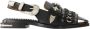 Toga Pulla Leather sandals Black Dames - Thumbnail 1