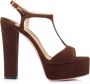 Tom Ford Bruine Plateau Sandalen Luxe Stijl Brown Dames - Thumbnail 1