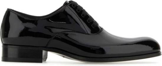 Tom Ford Edgar Veterschoenen Zwart Leer Black Heren