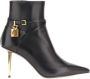 Tom Ford Elegante Leren Haklaarzen Black Dames - Thumbnail 1