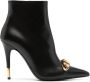 Tom Ford Elegante Leren Laarzen Black Dames - Thumbnail 1