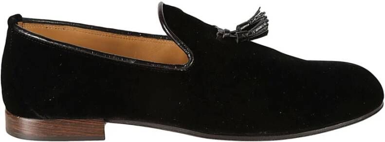 Tom Ford Fluwelen Mocassin Schoenen Black Heren