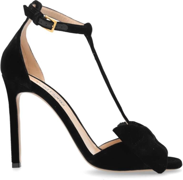 Tom Ford Fluwelen sandalen met hak Black Dames