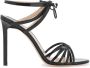 Tom Ford Glanzende Criss-Cross Leren Sandalen Black Dames - Thumbnail 2