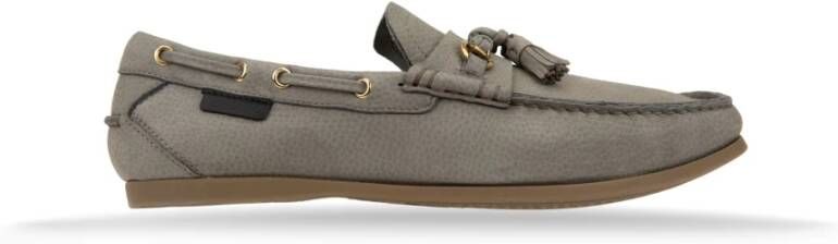 Tom Ford Heren Slip-On Loafers Met Franjes Leren Schoenen Beige Heren