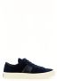 Tom Ford Italiaans Gemaakte Sneaker met Unieke Materialen Blue Heren - Thumbnail 1