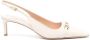 Tom Ford Ivoor Witte Leren Slingback Hakken Beige Dames - Thumbnail 1