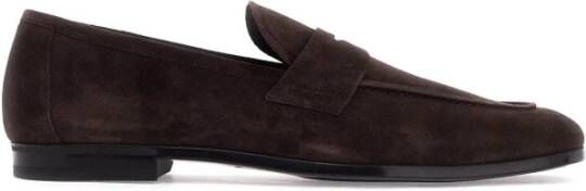 Tom Ford Klassieke suède loafers Brown Heren