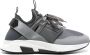 Tom Ford Leren en stoffen sneakers Gray Heren - Thumbnail 1