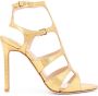 Tom Ford Leren sandalen met krokodillenprint Yellow Dames - Thumbnail 1