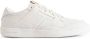 Tom Ford Leren Sneaker met Marmeren Tong White Heren - Thumbnail 1