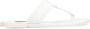 Tom Ford Leren teenslippers White Heren - Thumbnail 1