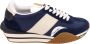 Tom Ford Luxe Nylon en Suède Sneakers Blauw Heren - Thumbnail 1