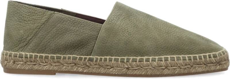 Tom Ford Olijf Ecru Gesloten Schoenen Barnes Espadrilles Green Heren